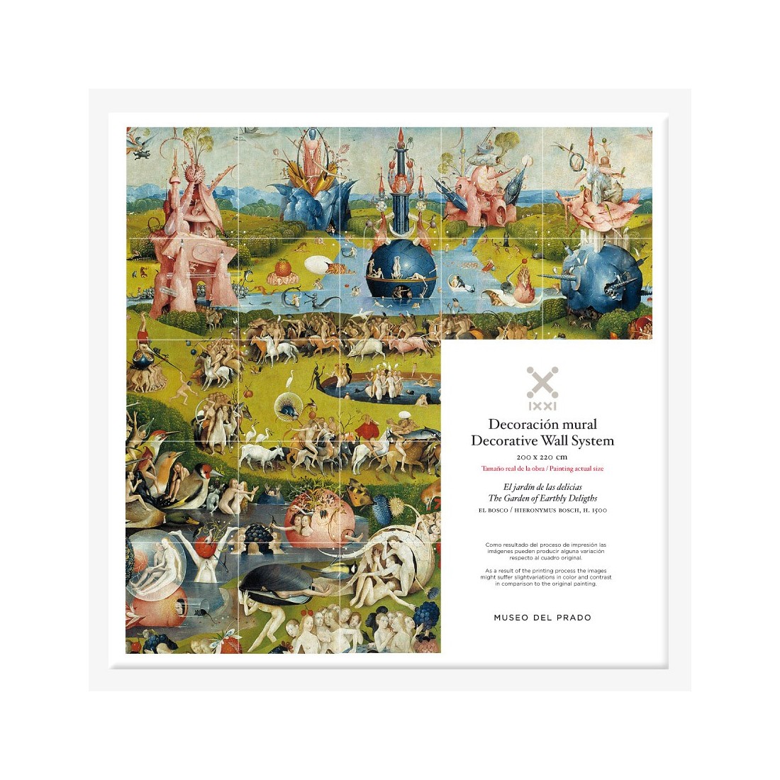 IXXI Sistema de decoración mural "El Jardín de las delicias" (Tierra