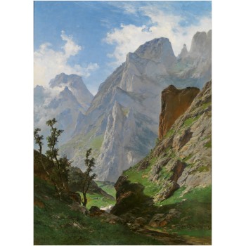 "The Mancorbo Pass in Picos de Europa" Poster