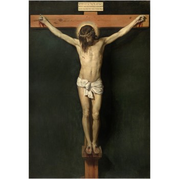 Cartel "Cristo crucificado"