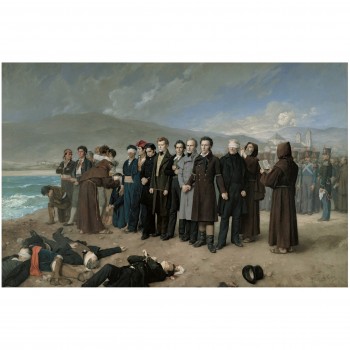 "Execution of Torrijos and his companions on the Beach at Málaga" Poster