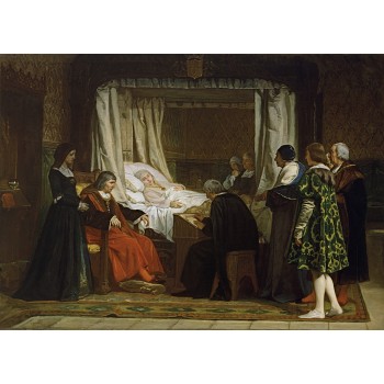 "Queen Isabella the Catholic dictating her Will" Print