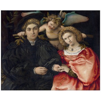 "Micer Marsilio and his wife" Print