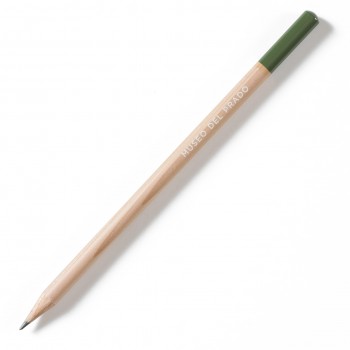 Wood with Green Drop Pencil
