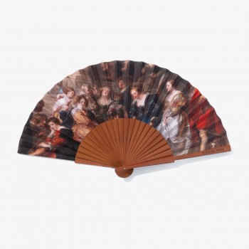 Abanico "El Jardin del Amor" 