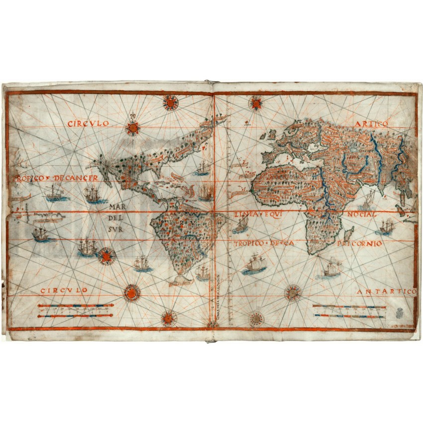 "Mapamundi en Suma de Cosmographia"