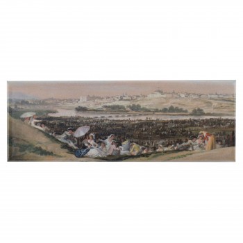 "The Meadow of San Isidro" Panoramic Magnet 