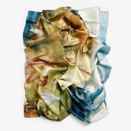 "The Garden of Earthly Delights"  Silk Scarf
