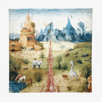 "The Garden of Earthly Delights"  Silk Scarf