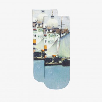 "The Riva degli Schiavoni in Venice" Socks