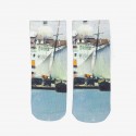 "The Riva degli Schiavoni in Venice" Socks