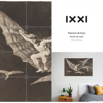 IXXI Sistema de decoración mural "Modo de poder volar los hombres con alas"