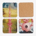 "The Garden of Earthly Delights" Central panel detailCoaster Set 