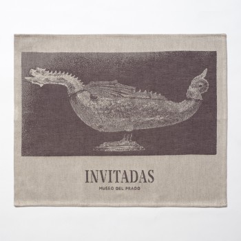 "Large vase in the shape of a dragon" or ''caquesseitão'' Kitchen Towel