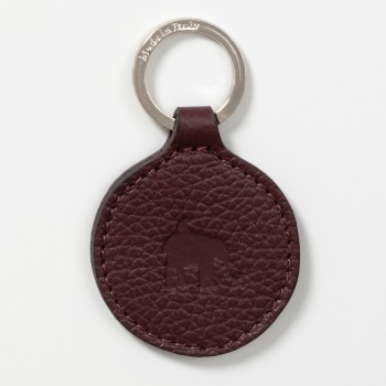 "The Garden of Early Delights" Leather Keyring 